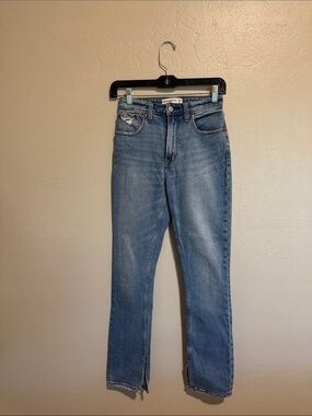 Abercrombie Curvy High Rise Skinny Jeans 00 Short